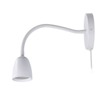 LED nástěnná lampička, stmívatelná, 4W, 280lm, 3000K, bílá